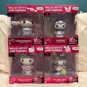 Jazwares Sanrio Hello Kitty and Friends 4” Premier Dreamland 4 Figure Set NWT